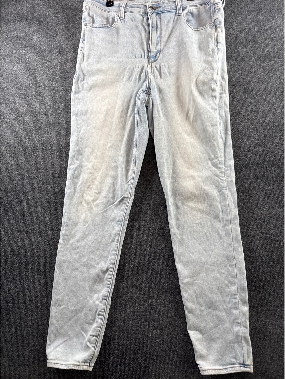 American Eagle Womens 14 Long Light Wash Stretch Skinny Jeans Next Level